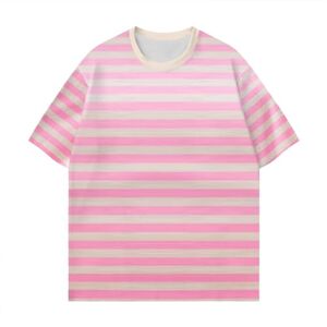 Generic Striped Print Tops for Women UK Long Sleeve Crewneck T Shirts Ladies Summer Casual Loose Fit Tunics Dressy Going Out Blouse
