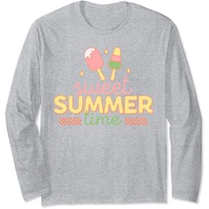 Summer Vibes Collection Sweet Summer Time Popsicle Fun Long Sleeve T-Shirt