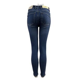 Womens Toplook Mid Rise Stretch Fit Skinny Jeans (as8, Numeric, Numeric_10, Regular, Regular, Md Blue - Distressed)