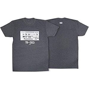 Roland Authentic Ccr-Tb303Tsc Tb-303 Crew Tshirt, Charcoal, Size: Small