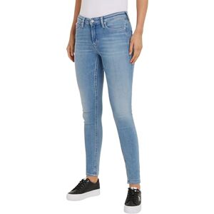 Calvin Klein Jeans Women's MID Rise Skinny J20J222444 Pants, Denim Light, 32W / 34L