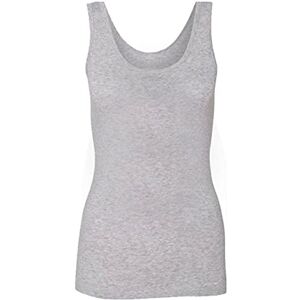 Xxr Ladies Women Cotton Vest Women Plain Summer Stretchy Casual Tank TOP T Shirt (Grey, 16)