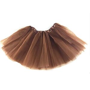 A Liittle Tree- New Ladies Girls Women Tutu Skirts (Brown)