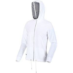 Regatta Women's Bayarma Hoodie Sweater, White Terry Cloth, 16