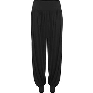 ORIGINMENSWEAR [Black, 28-30 New Ladies Womens Plus Size & Big Size Harem Slouch Trousers Full Length Stretch Casual Pants Sizes 12-30