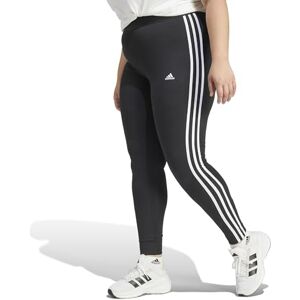 adidas Essentials 3-Stripes Legging (Plus Size) Black/White