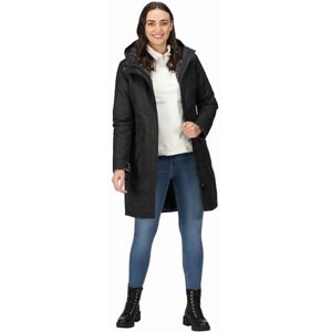 Regatta Womens Romine Waterproof Parka Jacket - Black - 8