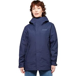 Berghaus Women's Stormcloud Prime 3-in-1 Waterproof Jacket with Adjustable Hood and 2 Zipped Pockets, Women's Hiking & Outdoor Recreation Clothing, Navy, 10