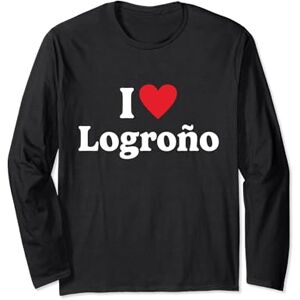 I Love Spanish Cities I love Logroño Long Sleeve T-Shirt