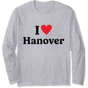 I Love Travel I love Hanover Long Sleeve T-Shirt