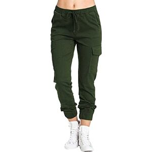 Black Wowomenscargo Trousers HaicoM Combat Plain Pencil Trousers Women Plus Size Ladies Low Waist Zipper Pants Women Multi Pocket Cargo Casual Pants Elastic Waist Corset Rope Pants Work Trousers for Women UK Blue