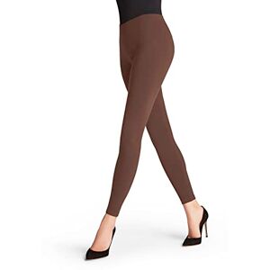 Falke Kgaa FALKE Women's Seamless W LE Opaque Plain 1 Pair Leggings, Brown (Brandy 5167), L 44-46