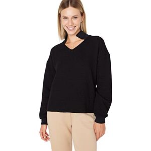 Trendyol Women Regular Basic Polo neck Knit Sweatshirt Black