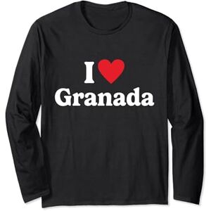 I Love Spanish Cities I love Granada Long Sleeve T-Shirt