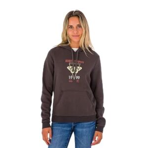 Hurley Women's Butterfly Hooded Fleece Sweatshirt, Raven, XS