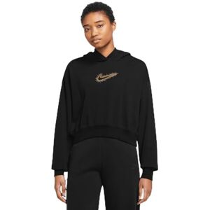 Nike DQ6776-010 W NSW STRDST GX HDY Sweatshirt Women's Nero/Oro Size M