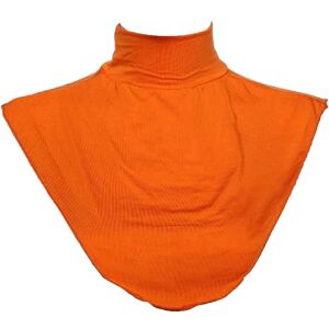 Porceosy Turtleneck Collar Turtleneck Modal False Collar Soft Texture Compatible with Work Orange