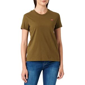 Levi's s Perfect Tee T-Shirt, Dark Olive, XXS