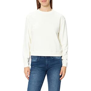 NA-KD Women's Rounded Sleeve Sweater Sweatshirt, Off White, X-Small