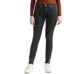 Calvin Klein Jeans Women's MID Rise Skinny J20J222448 Pants, Denim Black, 30W / 32L