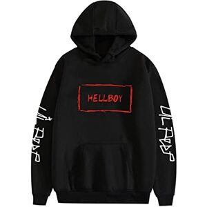 MGTUPK lil+peep+jacket orange hoodie Rapper Trendy Hooded Sweatshirt hooded sweatshirt for women XS