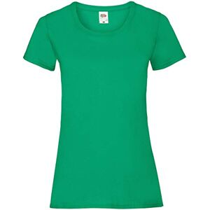 Fruit of the Loom Women's Valueweight Short Sleeve T-Shirt, Kelly Green, 12 (Manufacturer Size:Medium)