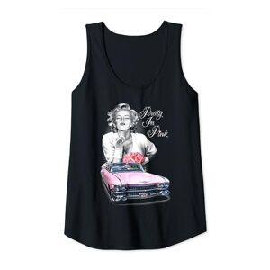 Retro Chola Clothing Womens PINK GIRL IN PINK 50'S DESIGNS 50S DESIGNS 50S ART 50'S ART Tank Top