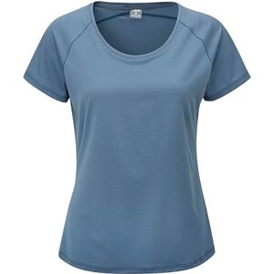 Rab Women's Aleya Tee Lightweight Short-Sleeve T-Shirt for Hiking, Climbing, & Casual Use - Orion Blue - Large