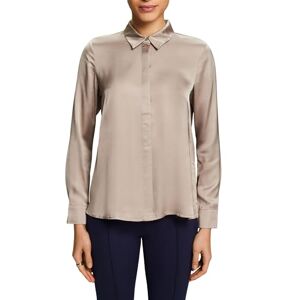 ESPRIT Women's 993ee1f325 Blouse, 260/Light Taupe, XS