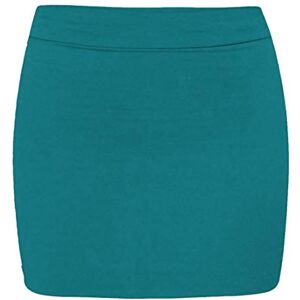 Star Fashion Global Ltd Colop Womens Plain Stretch Bodycon Short Mini Office Ladies Pencil Skirt Size 8-26 (Teal, 24-26)