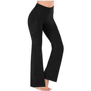 Willbest Fadc40 Ladies Running Pants WILLBEST Womens Flares Ripped Jeans Womens Yoga Pants for Women Loose fit Wide Leg Pyjamas Beige Leggings high Waisted Leggings for Women Backless Non See Through Leggings for Women y2k Ladies Flares