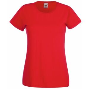 Fruit of the Loom - Women's Short Sleeve Jersey (XS) (Red)