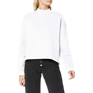 Urban Classics Women's Tb3012-ladies Oversized High Neck Crew Sweatshirts, White, S