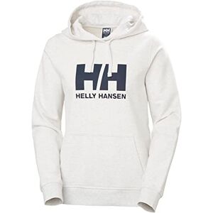 Helly Hansen Women's HH Logo Cotton French Terry Hoodie White XS - Nimbus Clou White - Female