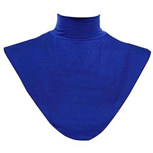 Porceosy Turtleneck Collar Turtleneck Modal False Collar Soft Texture Compatible with Work Blue