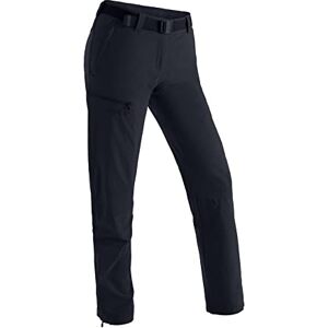 maier sports Women's Inara Slim Hiking Pants, Slim fit Outdoor Pants, Elastic Trekking Pants Black