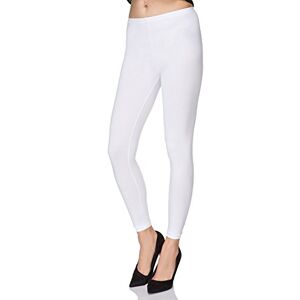 MITAAMI Womens Full Length Ultra Soft Leggings New Comfort Range Plus Sizes P25 White Size 8