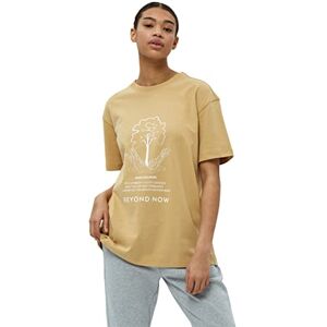 Redefined Fashion Beyond Now Emma Gots Tee, Beige T Shirts For Women Uk, Spring T-shirt, Size XL