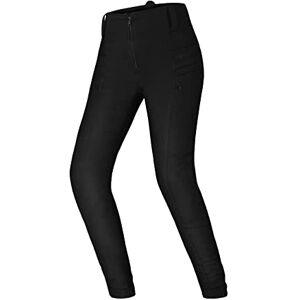 Nox 2.0 Blk SHIMA NOX 2.0 Motorcycle Jeggins for Women - Breathable, Elastic, Regular Fit Biker Trousers Womens with DuraQL Layer, Slim Fit, CE Knee and Hip Armor Pads (Black, XS)