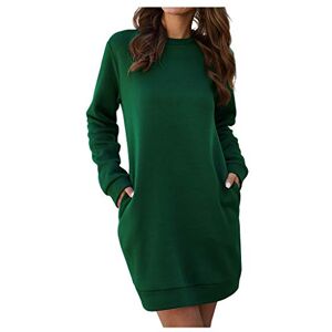 Vest Tops Women Uk Multipack Skang Casual Long Sleeve Blouse Tops Fashion Women's O Neck Long Sleeve Pocket Sweatshirt Long Blouse Top Basics Tee Green