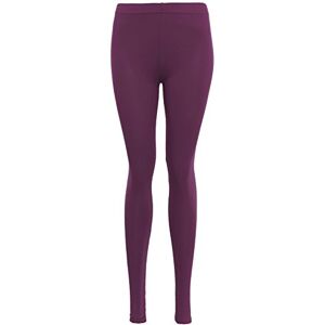 66FD New Womens Ladies Plain Strechy Viscose Full Length Legging Plus Size 8 to 26 (Purple, XL UK 16-18)