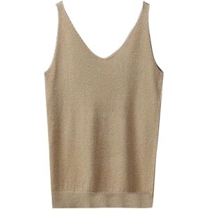 Tank Tops For Women 2024 Trendy Knitted Camisole for Women UK Sleeveless Sweater Tank Tops Roundneck Pullover Loose Fitted Baggy Blouses Casual Solid Color Elegant Comfy Tee Shirts One Size Fits All