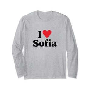 I Love Travel I love Sofia Long Sleeve T-Shirt