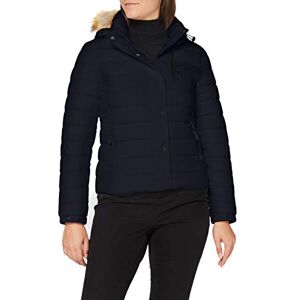 Superdry Women's Classic Faux Fur Fuji Jacket, Eclipse Navy, 12