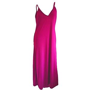 Janly Clearance Sale Women's Dress , Female Casual Solid Color Drawstring Sleeveless V-Neck Pocket Dress , for Holiday Summer (Hot Pink-S