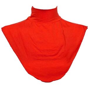 Porceosy Turtleneck Collar Turtleneck Modal False Collar Soft Texture Compatible with Work Red