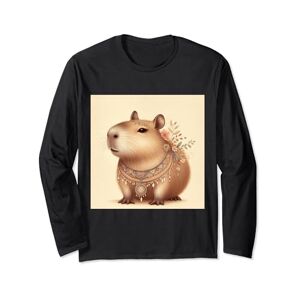 Capybara Bohemian Gifts Capybara Bohemian Long Sleeve T-Shirt