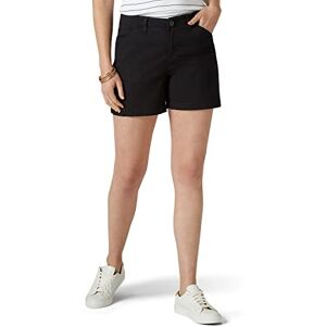 Lee Women's Regular Fit Chino Shorts, Black, 20 UK