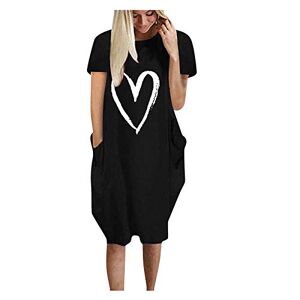 Summer Dresses for Women UK Women Summer Dresses Size 16 Plus Size Boho Clothing Casual Outfit Smart Dresses for Women UK Black Corset Mini Dress Black Maxi Dress Size 20