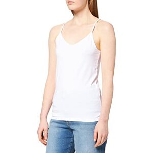 Pieces Women's Pcsirene Singlet Noos Vest, White (Bright White), 42 (Manufacturer Size: X-Large)